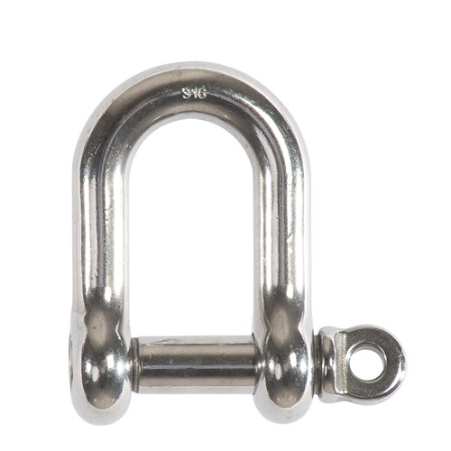 SHACKLE D STAINLESS 316 M 8  